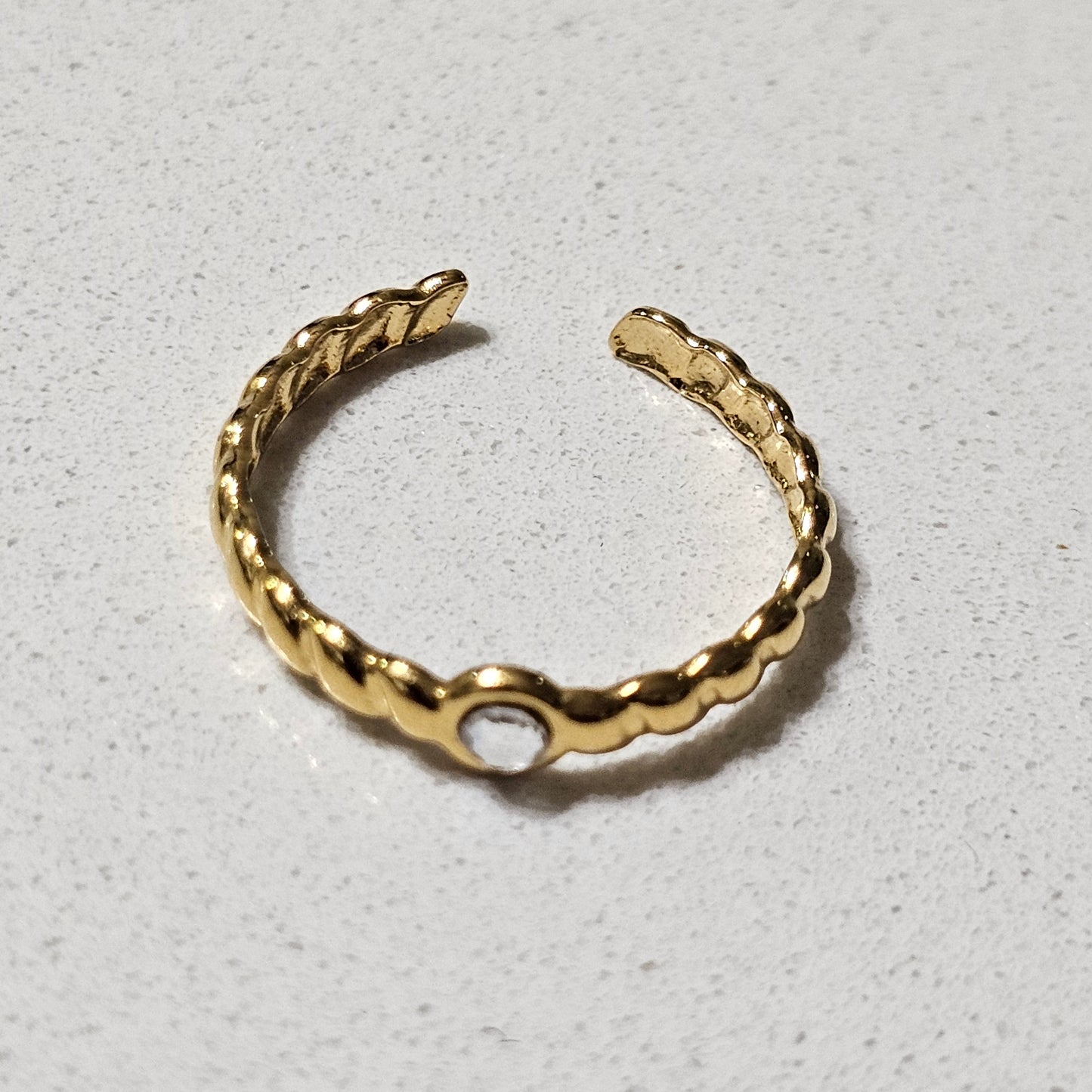Dainty Sparkling Statement Ring