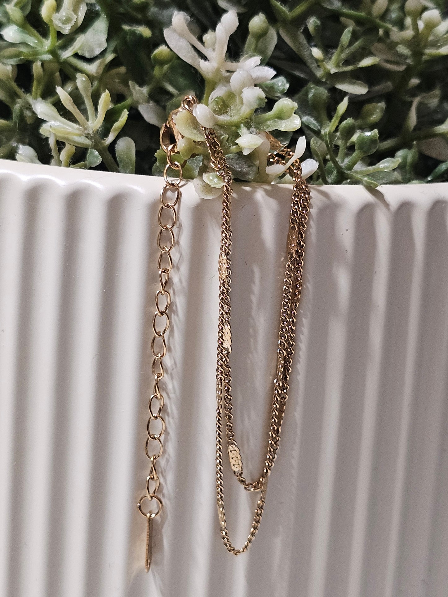 Luxury Double Chain Bracelet – Elegant Layered Bracelet for Everyday Style
