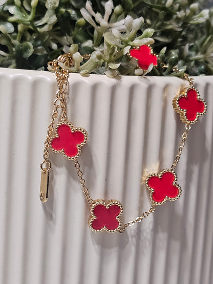Signature Clover Bracelet – Luxury Color Variants