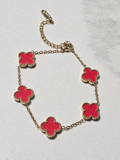 Signature Clover Bracelet – Luxury Color Variants