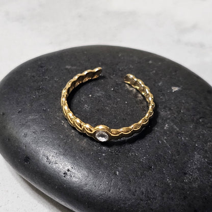 Dainty Sparkling Statement Ring
