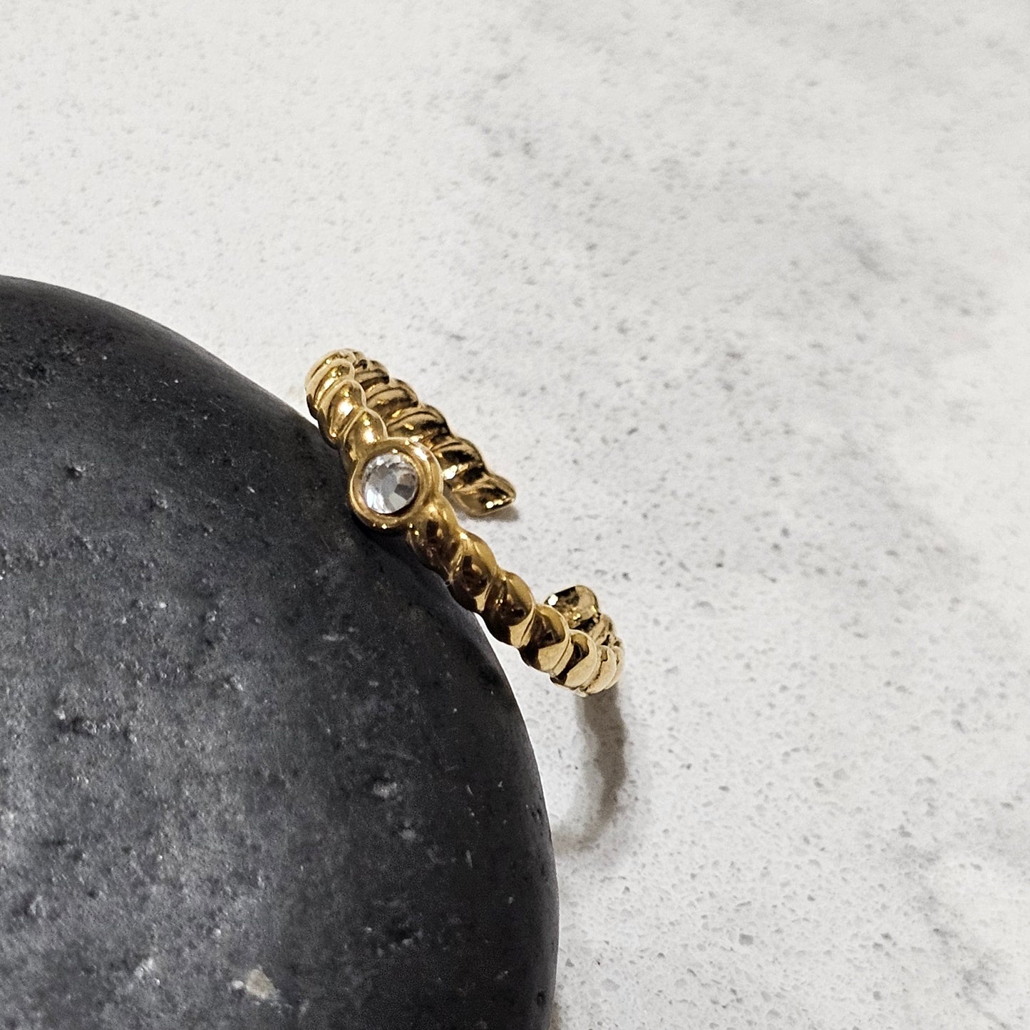 Dainty Sparkling Statement Ring