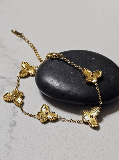Butterfly Charm Bracelet – Elegant Luxury-Inspired Bracelet for Women